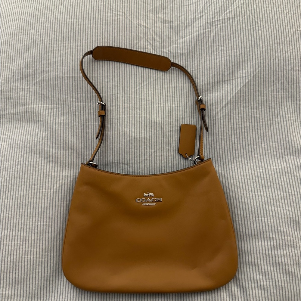 Coach Tan Leather Shoulder Bag
